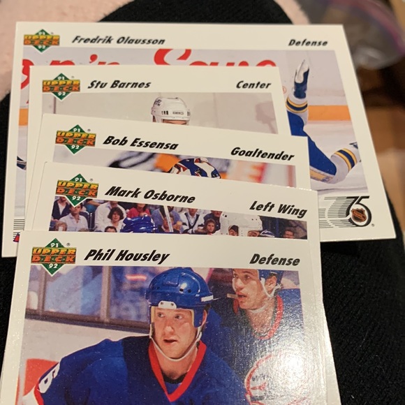 Winnipeg jets 1991 -92 upper deck hockey team. New pkg  20 cards. - Picture 5 of 6